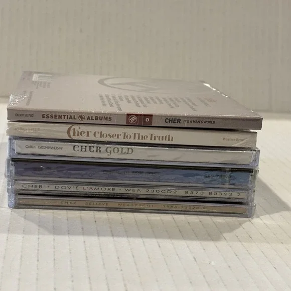 Cher CD Lot 6 SEALED EU IMPORT GERMANY BELIEVE Black Rose GOLD Man's World READ